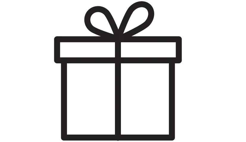 icon of gift packaging